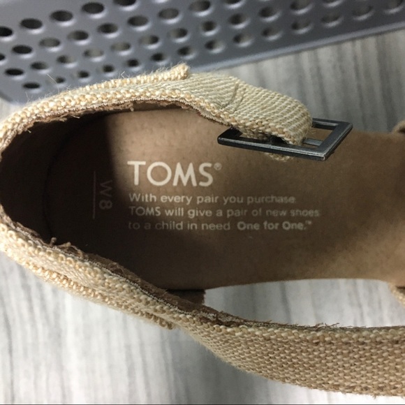 - Toms Womens Wedge High Heel Sandals - Picture 4 of 5